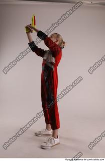 DENISA PILOT STANDING POSE WITH GUN 4